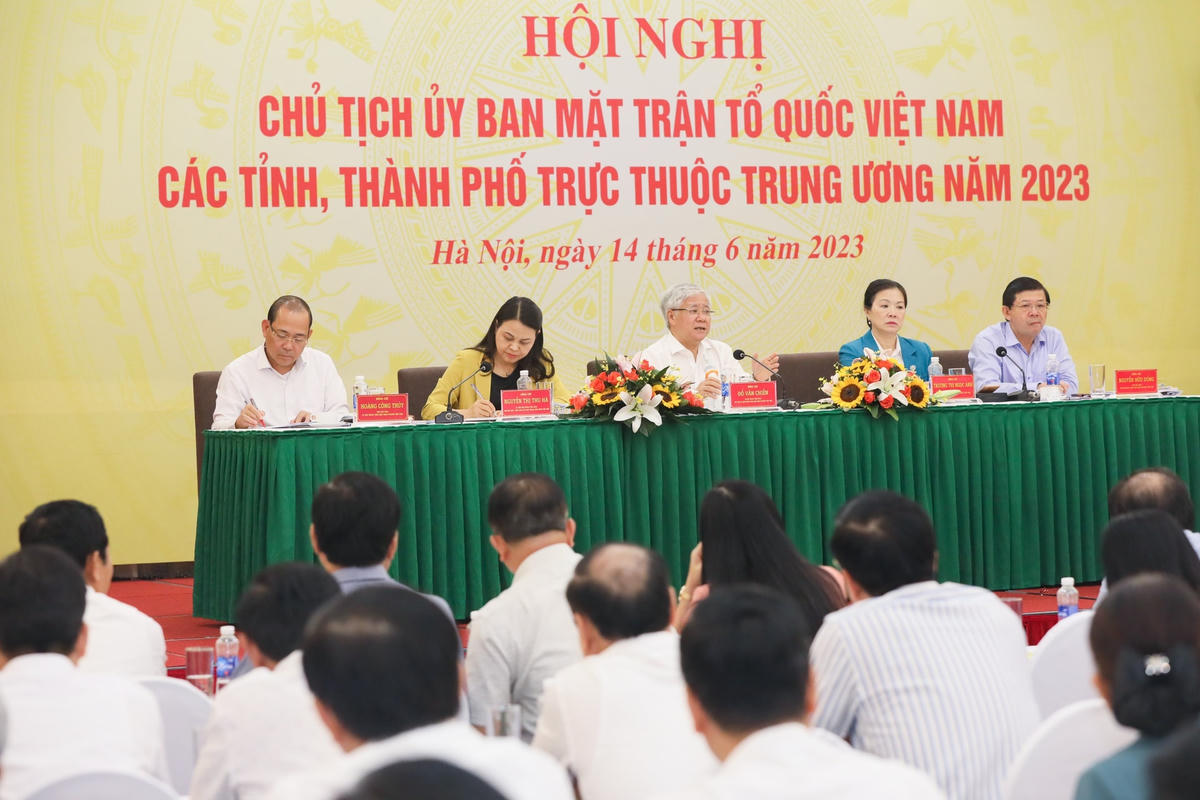 [Ảnh] Hội nghị Chủ tịch Ủy ban MTTQ Việt Nam các tỉnh, thành phố 