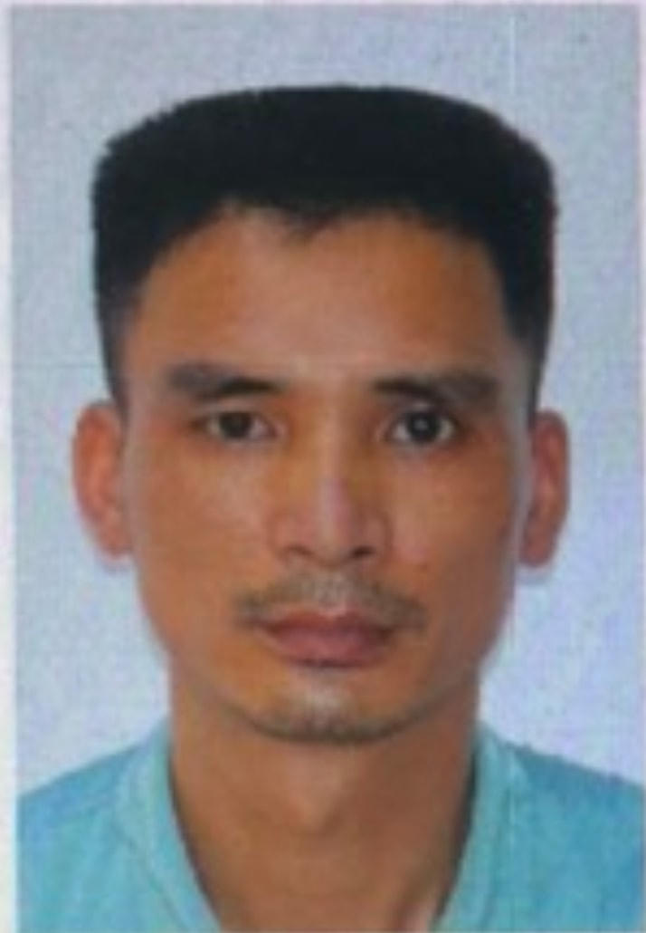 Hà Đình Hạ tại cơ quan Công an.