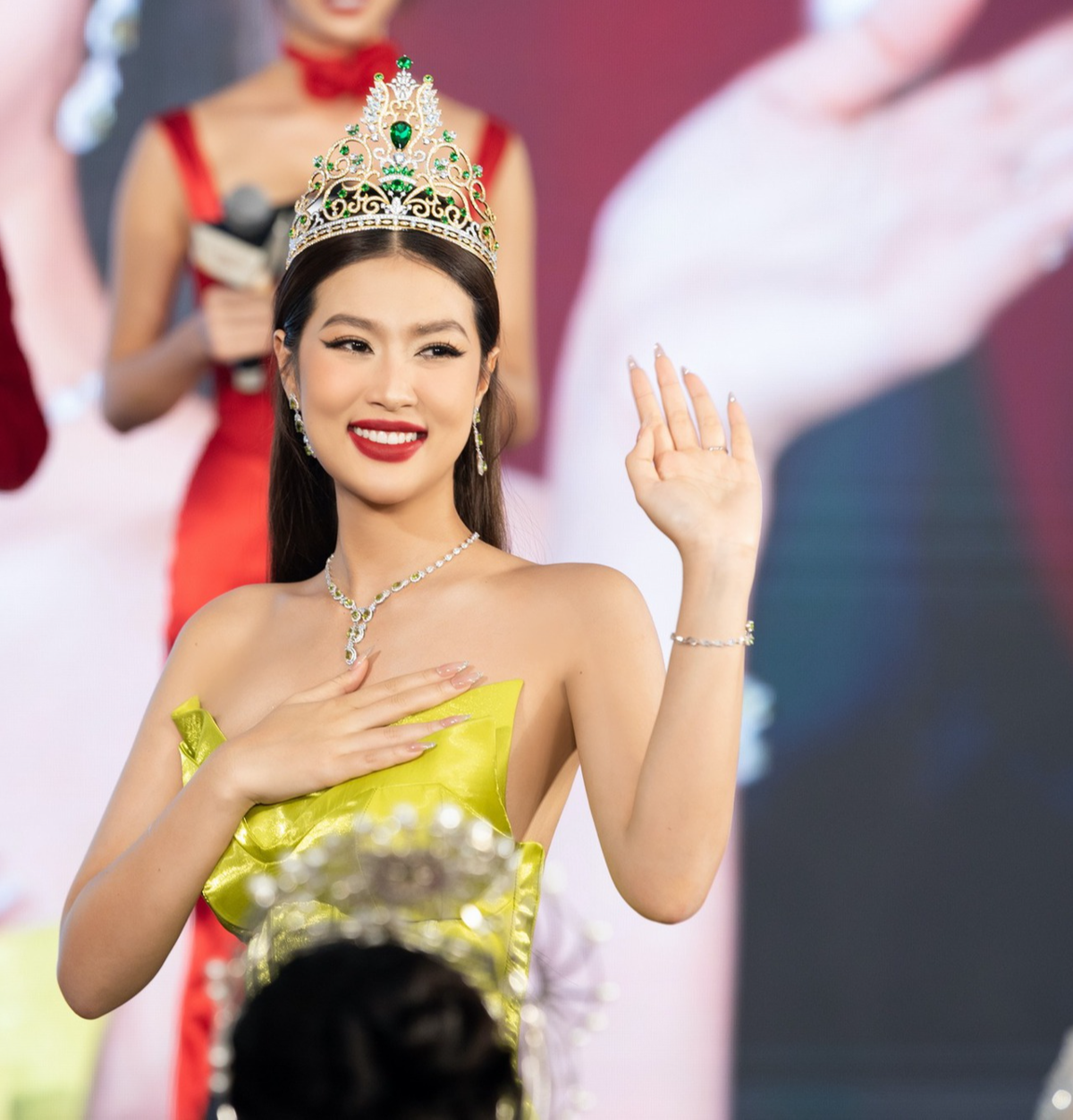 Miss Grand Vietnam 2022 Đoàn Thiên Ân sẽ trao vương miện cho người kế nhiệm tại chung kết Miss Grand Vietnam 2023.