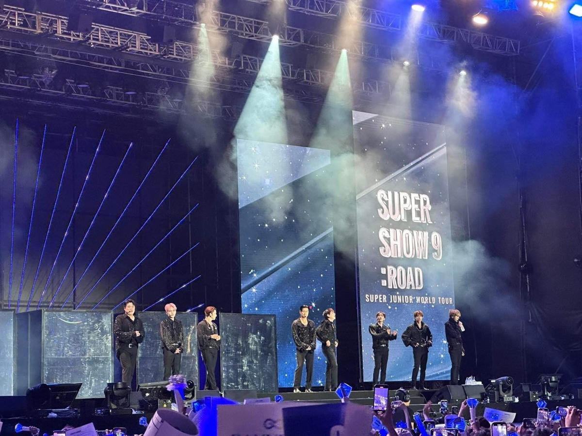 Một show diễn của Super Junior tại TP Hồ Chí Minh.