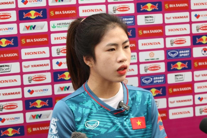 Cầu thủ Thanh Nhã. Ảnh: VFF.