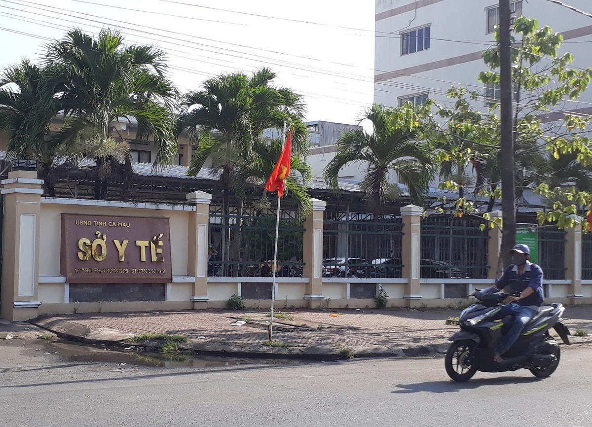 Trụ sở Sở Y tế tỉnh Cà Mau.