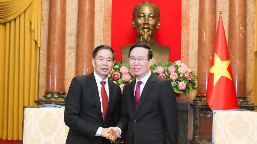 Đoàn đại biểu Ủy ban Trung ương Mặt trận Lào xây dựng đất nước kết thúc tốt đẹp chuyến công tác tại Việt Nam