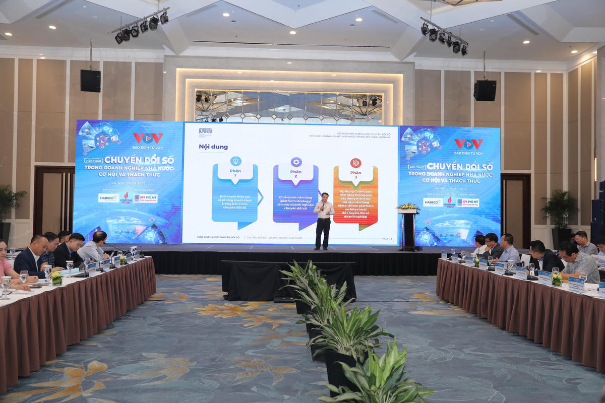 Ông Lê Nguyễn Trường Giang, Viện trưởng Viện Chiến lược Chuyển đổi số - Hội Truyền thông số Việt Nam.