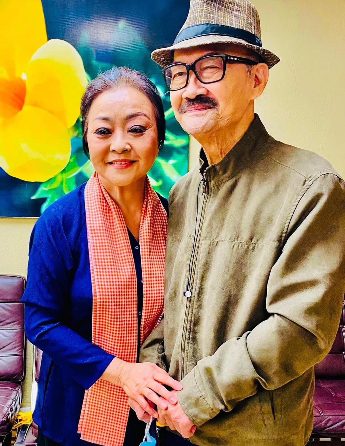 NSND Diệp Lang và nghệ sĩ Hương Lan.