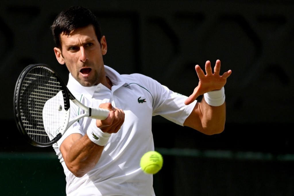 Djokovic thắng dễ dàng ở vòng ba Wimbledon (Ảnh: Getty).