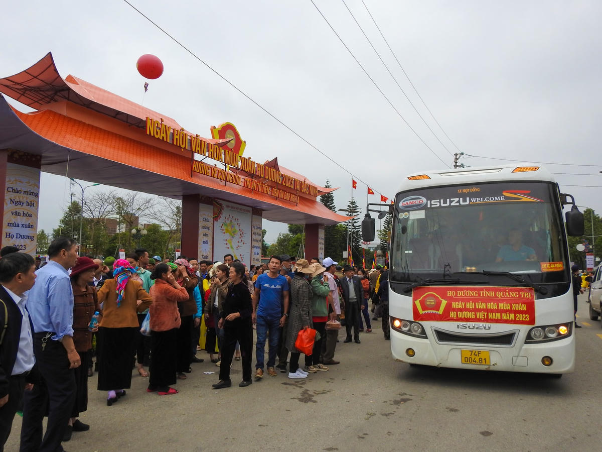 Họ dương các tỉnh, TP trên cả nước đến TP Bắc Ninh dự Ngày hội văn hóa mùa xuân họ Dương 2023. Ảnh Thanh Tùng