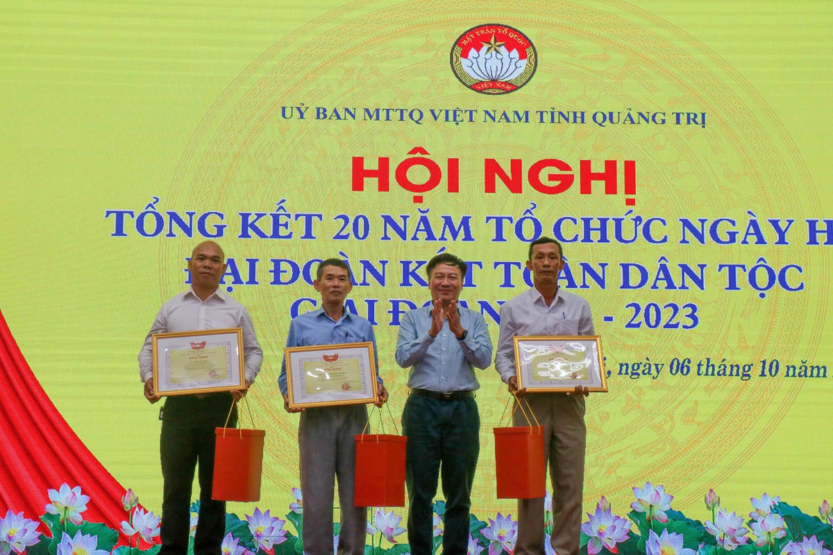 Mặt trận tỉnh Quảng Trị tổng kết 20 năm tổ chức Ngày hội Đại đoàn kết toàn dân tộc