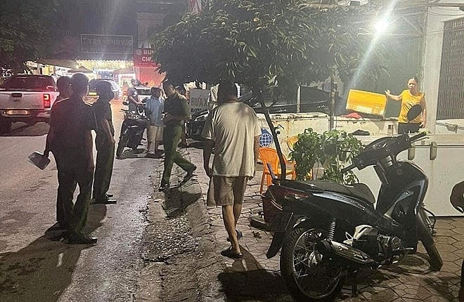 Hiện trường nơi xảy ra vụ việc.