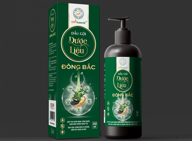 Sản phẩm dầu gội dược liệu Đông Bắc – hộp 1 chai 250ml không đảm bảo chất lượng bị đình chỉ thu hồi. Ảnh minh họa.