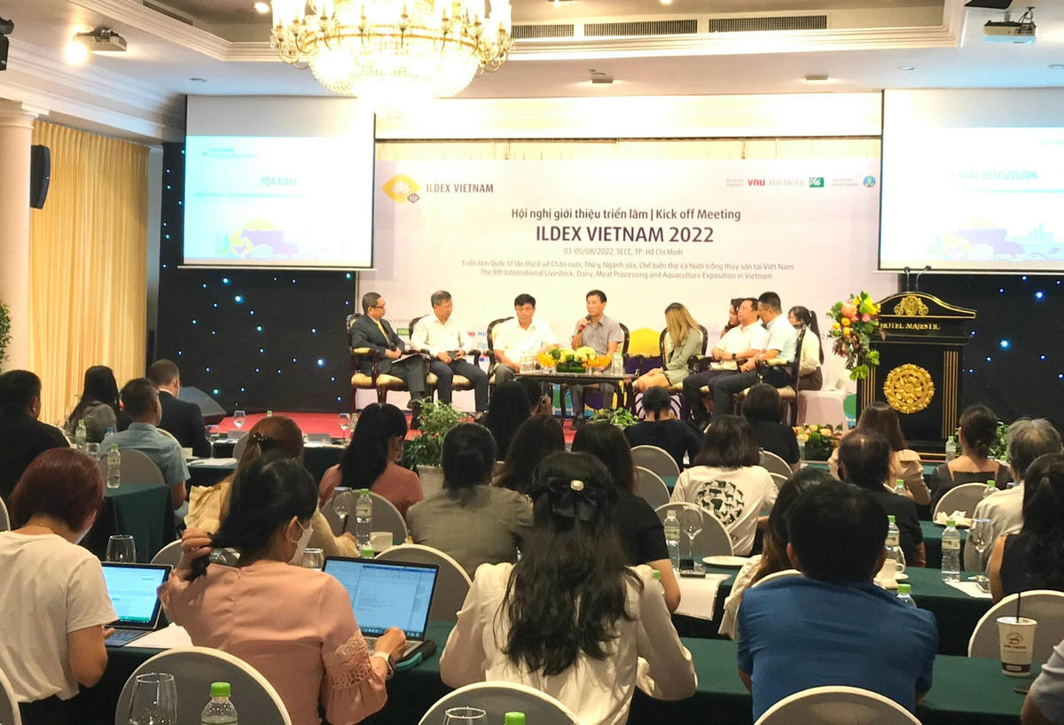 Quang cảnh buổi họp thông tin về Triển lãm ILDEX Vietnam 2022.
