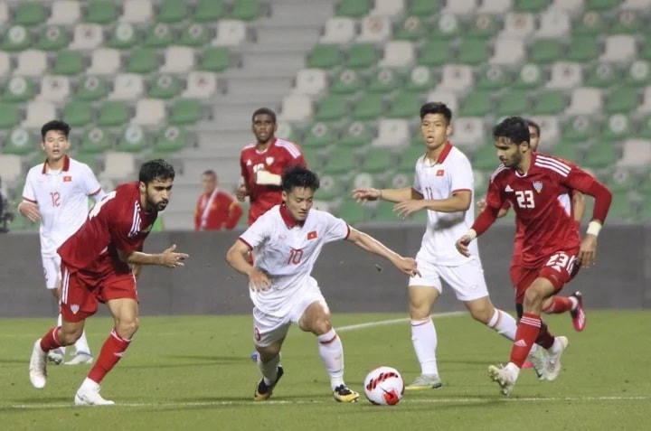 U23 Việt Nam thua 0-4 trước U23 UAE.