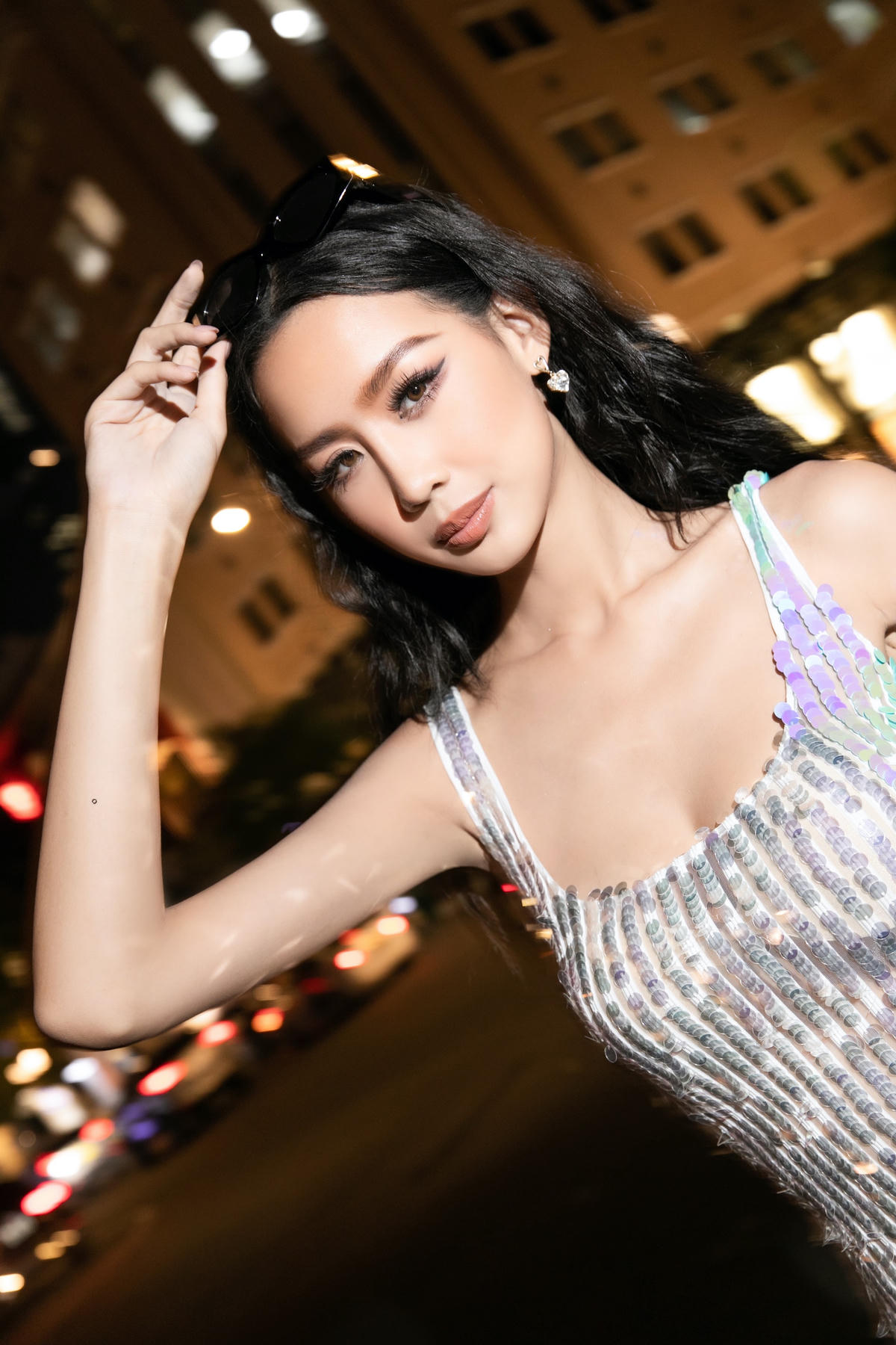 Từng điểm nhấn nhỏ trên bộ trang phục cùng thần thái sắc lẹm của Bảo Ngọc đã khiến fan hâm mộ không khỏi trầm trồ.