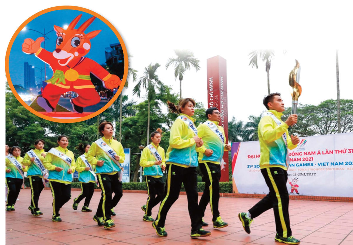 Thông điệp của SEA Games 31 là “Vì một Đông Nam Á mạnh mẽ hơn”. Ảnh: Quang Vinh