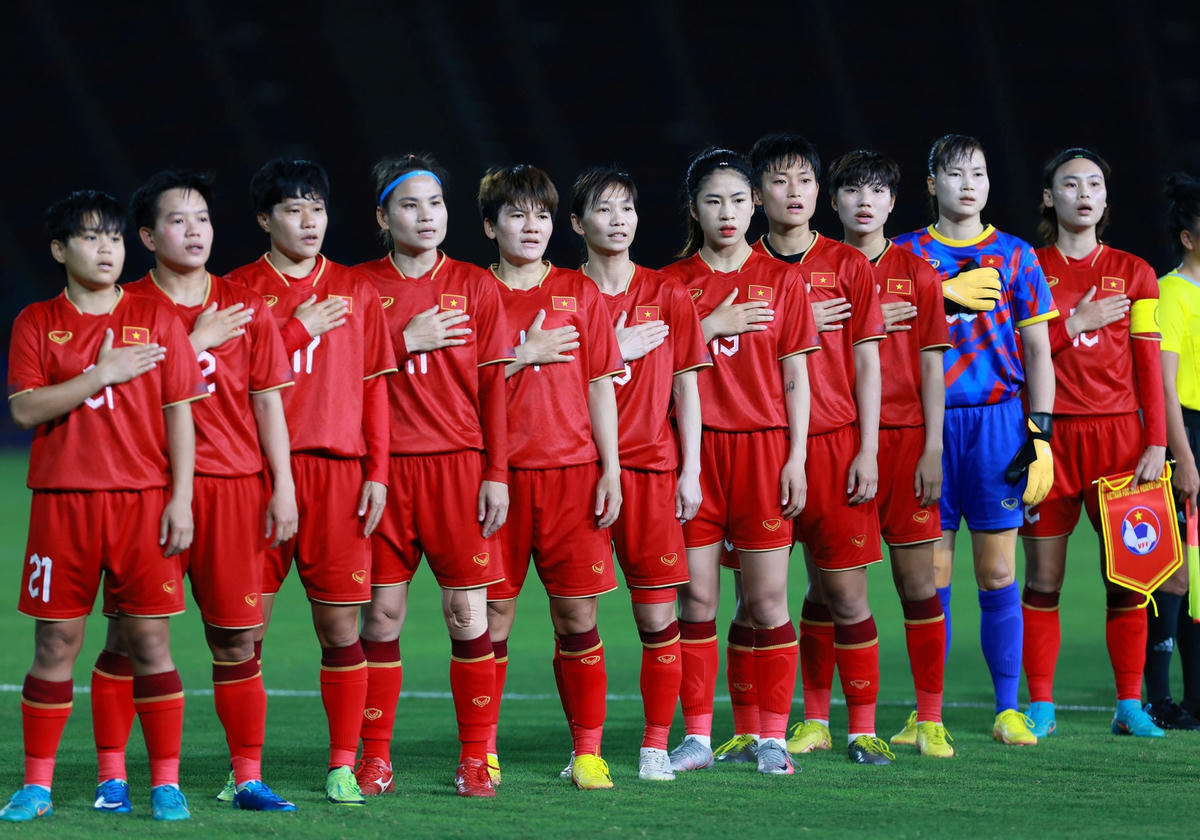 Tuyển nữ Việt Nam ASIAD 19. Ảnh: Ngọc Dương.