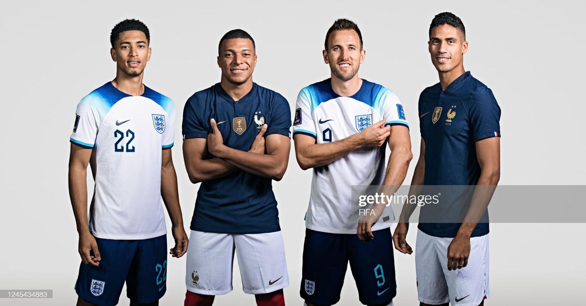 Mbappe dẫn dắt hàng công đối đầu tuyển Anh.