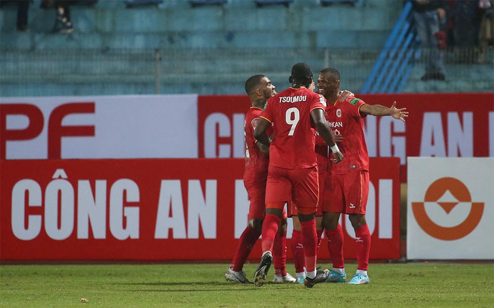 Công an Hà Nội đã có màn ra mắt rực sáng ở V.League.