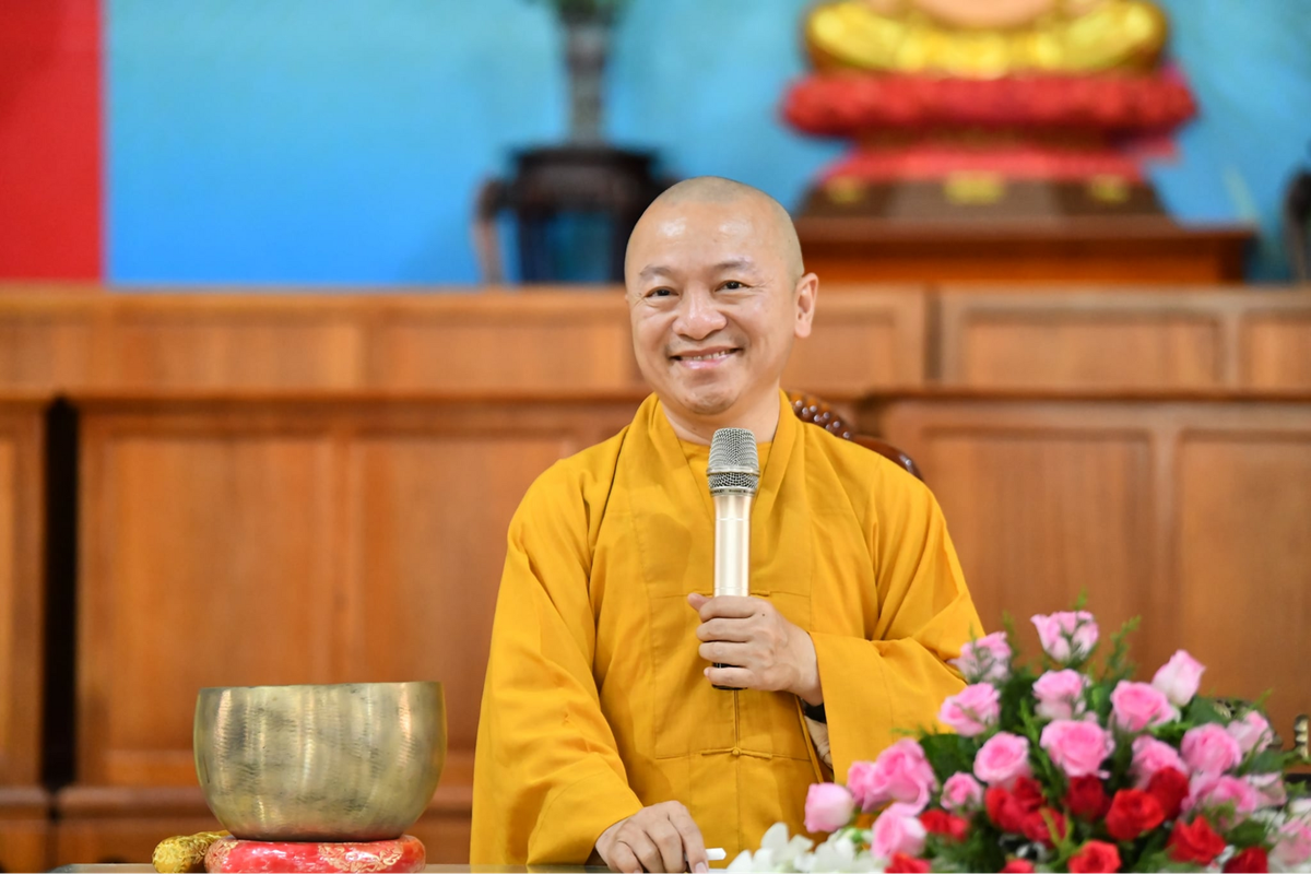 Thầy Thích Nhật Từ, Thượng tọa Phật giáo Việt Nam, Trưởng ban Phật giáo Quốc tế Giáo hội Phật giáo Việt Nam, TP HCM.