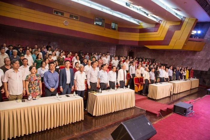 Toàn cảnh Lễ kỷ niệm tại Bảo tàng Hồ Chí Minh.
