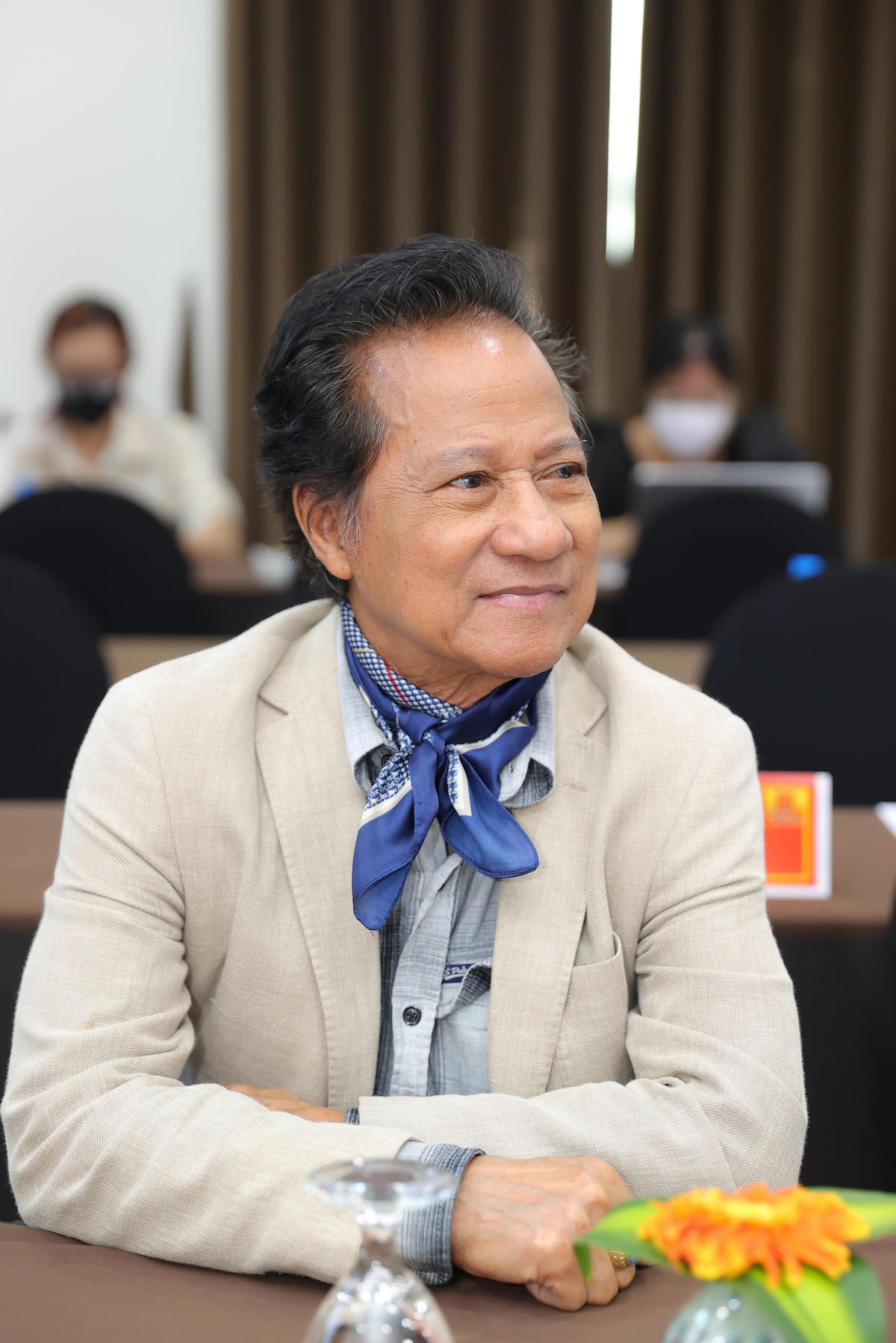 Gia đình danh ca Chế Linh sẽ "hội ngộ" trên sân khấu Tết Vạn Lộc 2023. (ảnh: Hòa Nguyễn).