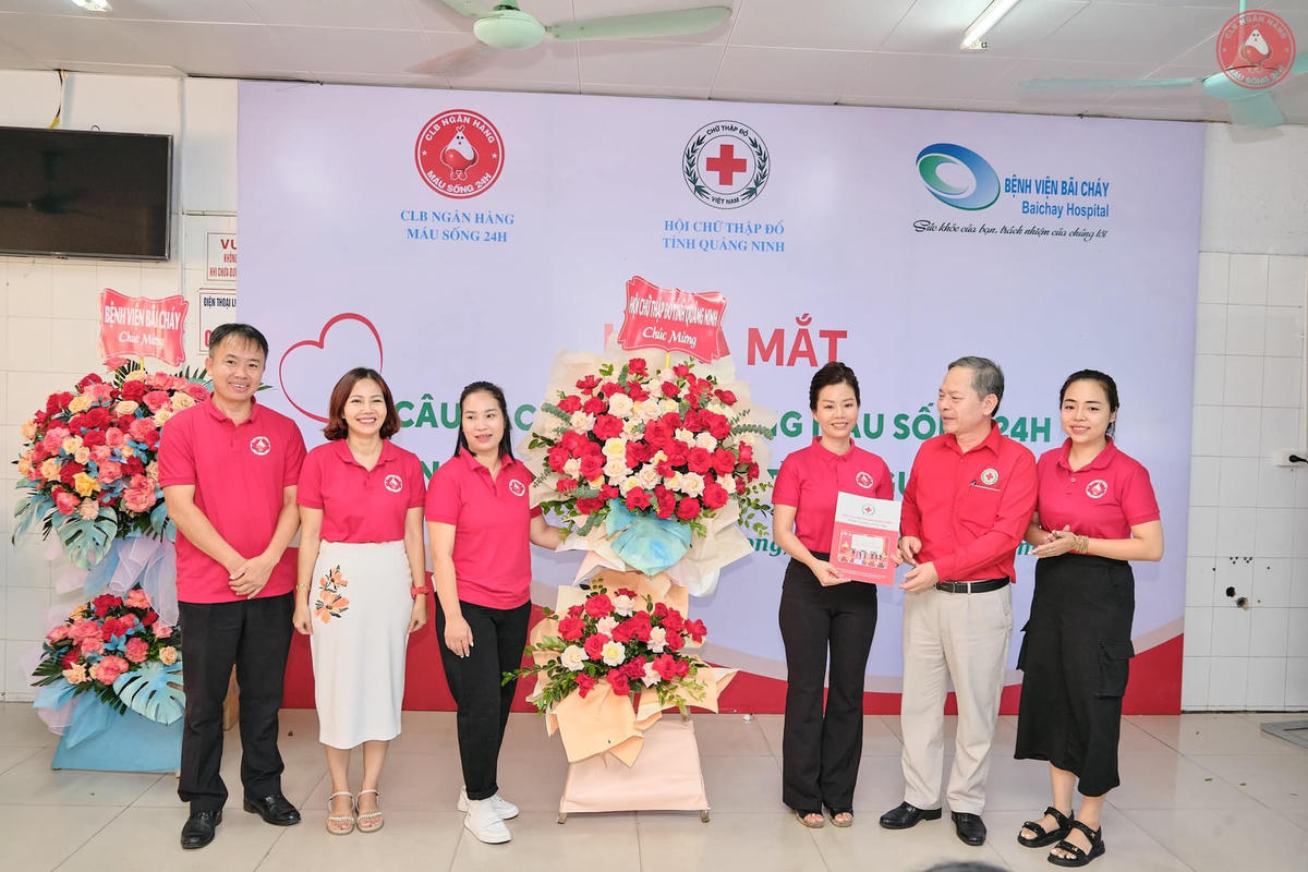 CLB Ngân hàng máu sống 24 trực thuộc Hội chữ thập đỏ tỉnh Quảng Ninh chính thức được ra mắt vào ngày 30/9/2023.
