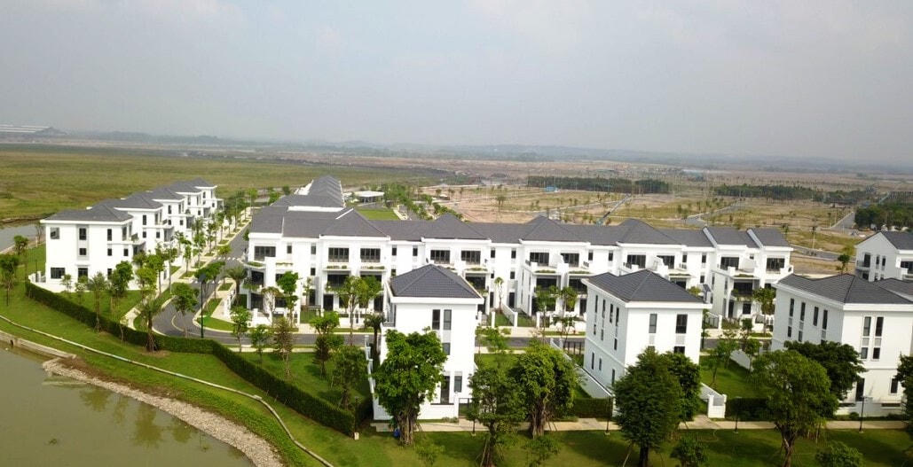 Một góc dự án của Công ty TNHH thành phố Aqua (TP Biên Hòa) - doanh nghiệp có số nợ thuế lên đến hơn 62 tỷ đồng. Ảnh: CTV.