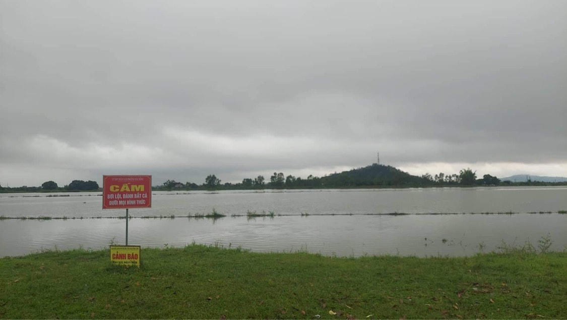 Hồ Đại Rai nơi anh Đ.C.N. tử vong khi thả lưới bắt cá. 