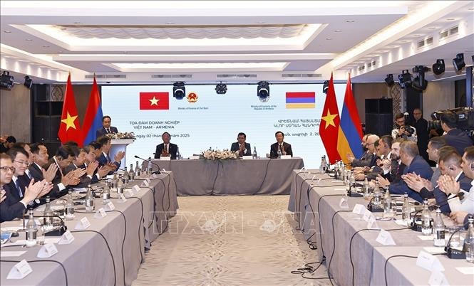 Chủ tịch Quốc hội Trần Thanh Mẫn dự Tọa đàm doanh nghiệp Việt Nam - Armenia- Ảnh 5. Chủ tịch Quốc hội Trần Thanh Mẫn dự Tọa đàm doanh nghiệp Việt Nam - Armenia- Ảnh 5.