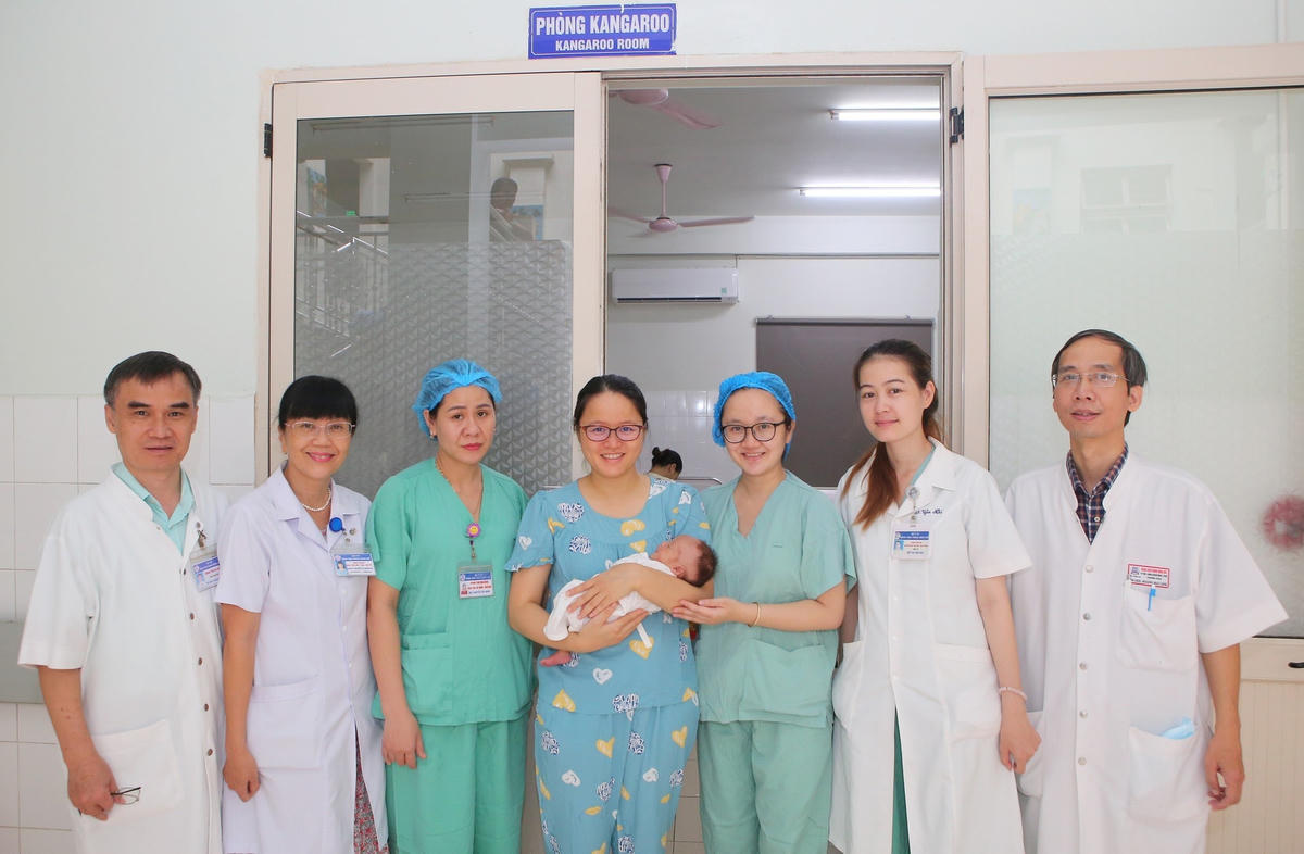 Bệnh nhi sau khi được điều trị phẫu thuật nay đã được xuất viện.
