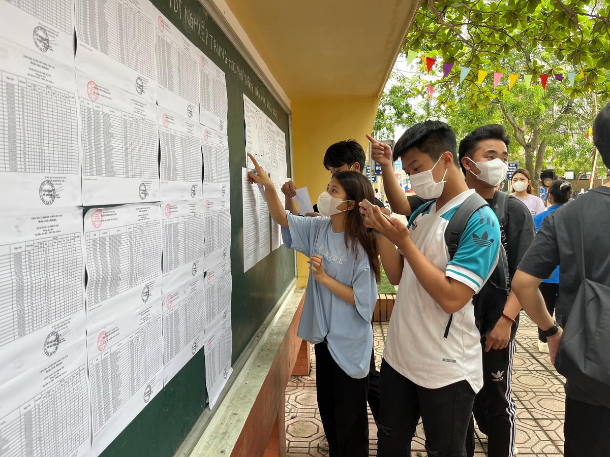 Thí sinh dự thi tốt nghiệp THPT năm 2023.