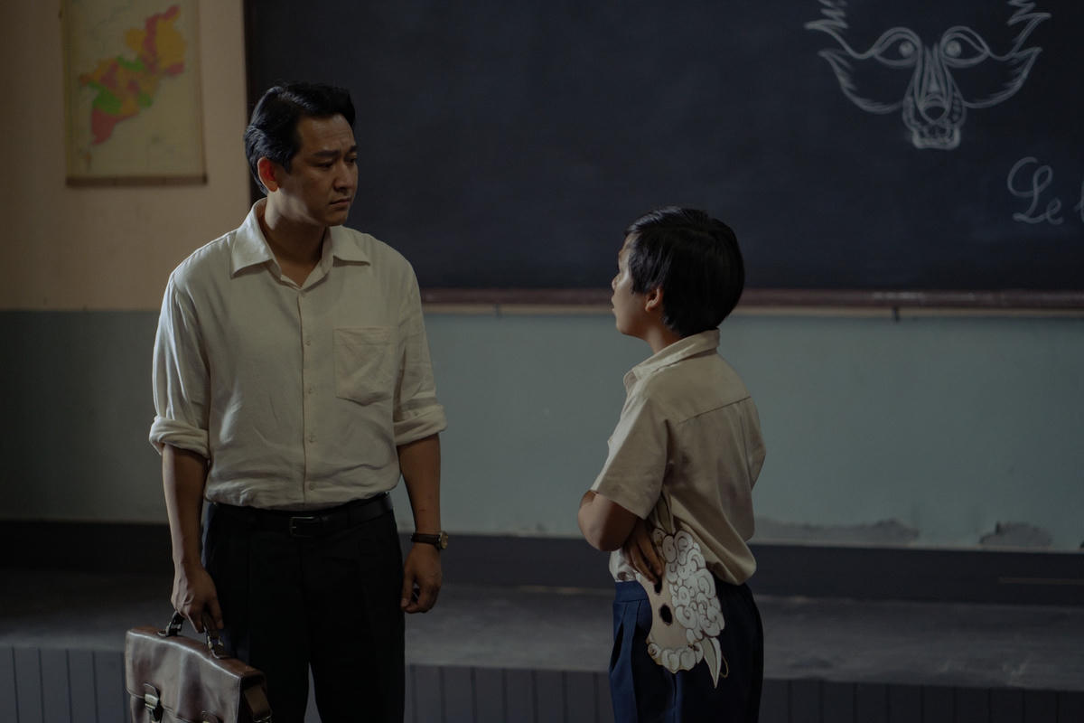 Trong phim “Đất rừng phương Nam”, Hứa Vĩ Văn chủ yếu diễn cùng bé Hạo Khang. 