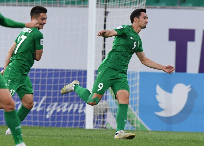 Turkmenistan tạo nên bất ngờ tại giải U23 châu Á 2022. (Nguồn: AFC).