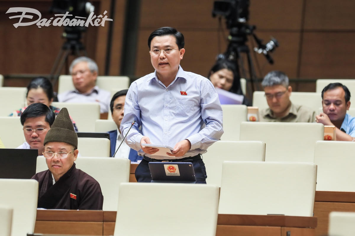 ĐB Nguyễn Thanh Hải. Ảnh: Quang Vinh.