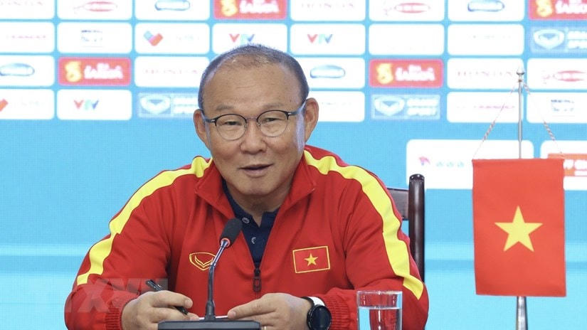 Huấn luyện viên Park Hang-seo khẳng định đội tuyển Việt Nam đã chuẩn bị tốt cho AFF Cup 2022. (Ảnh: TTXVN).