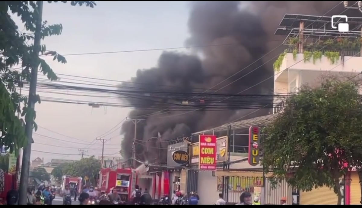 Hiện trường vụ hỏa hoạn - Ảnh: TD