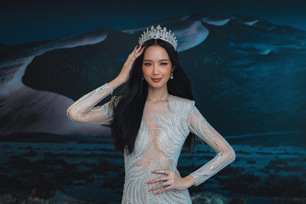Á hậu Bảo Ngọc chính thức nhận sash Đại diện Việt Nam tại cuộc thi Miss Intercontinental 2022. 