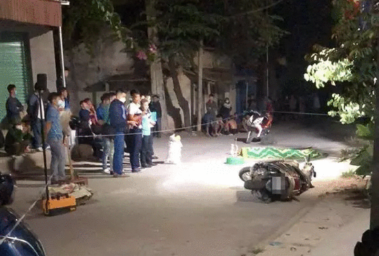 Hiện trường nơi xảy ra vụ án mạng. Ảnh: Facebook.