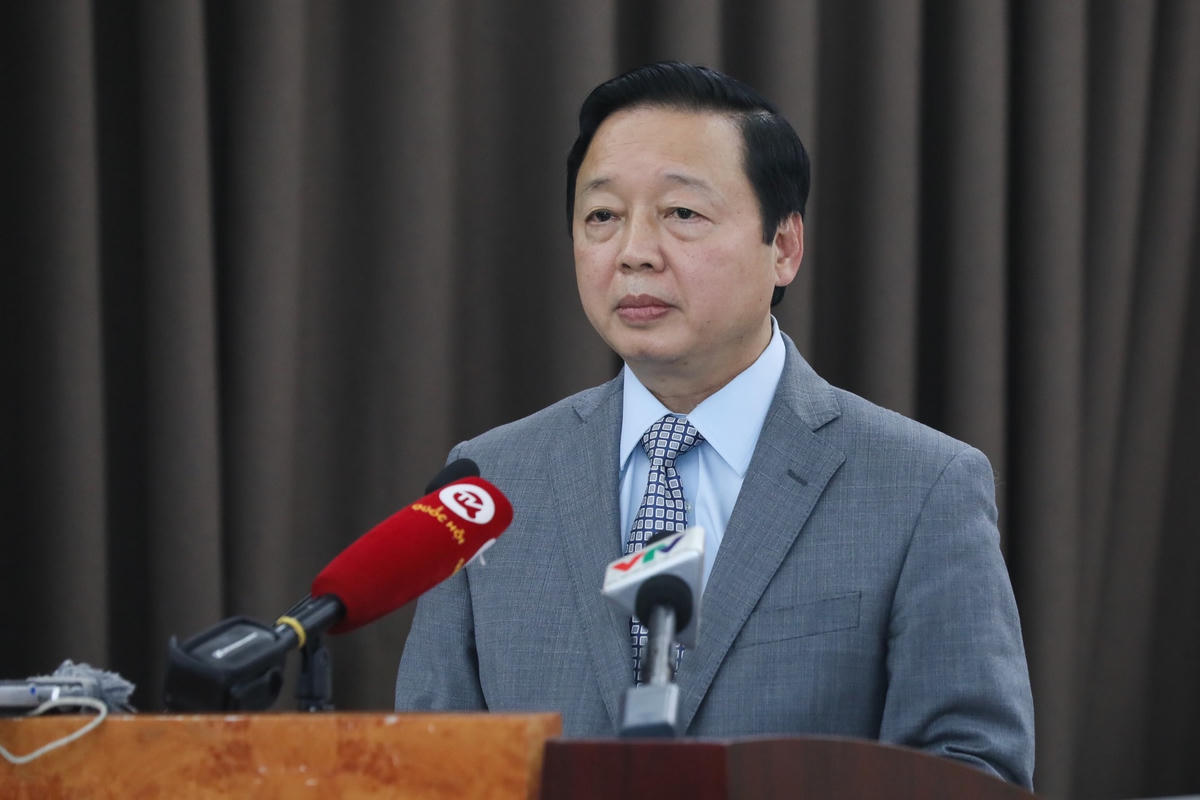 Phó Thủ tướng Chính phủ Trần Hồng Hà phát biểu tại Hội nghị. Ảnh: Quang Vinh.