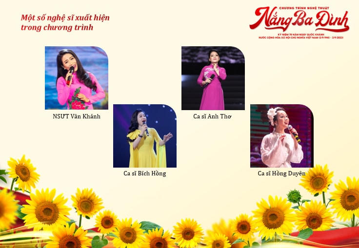 Chương trình nghệ thuật 'Nắng Ba Đình'