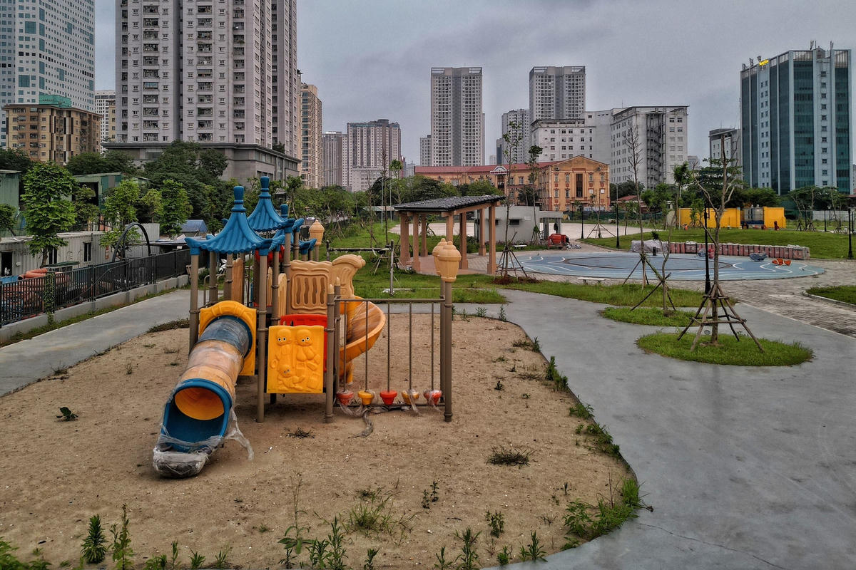 Hà Nội: Sau 2 năm thi công, dự án Cung Thiếu nhi 1.300 tỷ giờ thế nào?