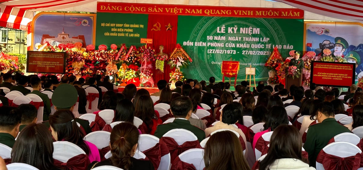 Đồn Biên phòng Cửa khẩu Quốc tế Lao Bảo kỷ niệm 50 năm thành lập