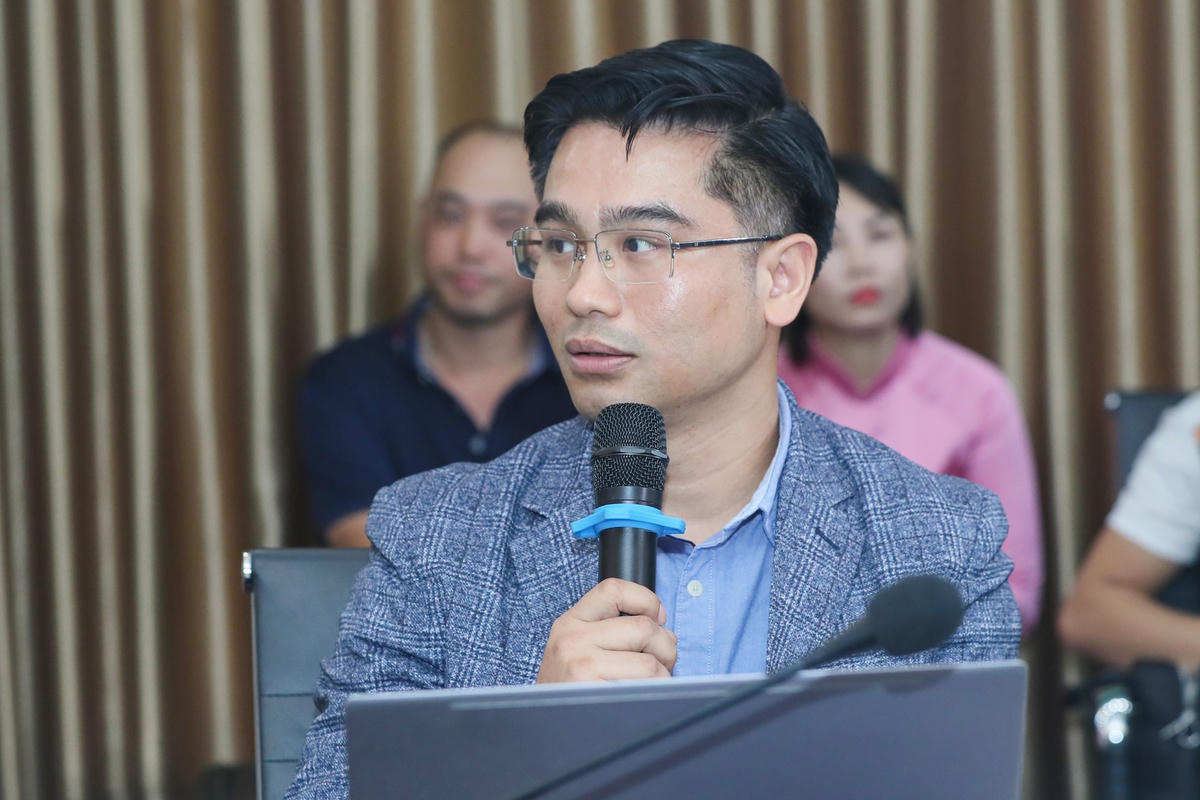 Nhà báo Nguyễn Công Khanh. Ảnh: Quang Vinh.