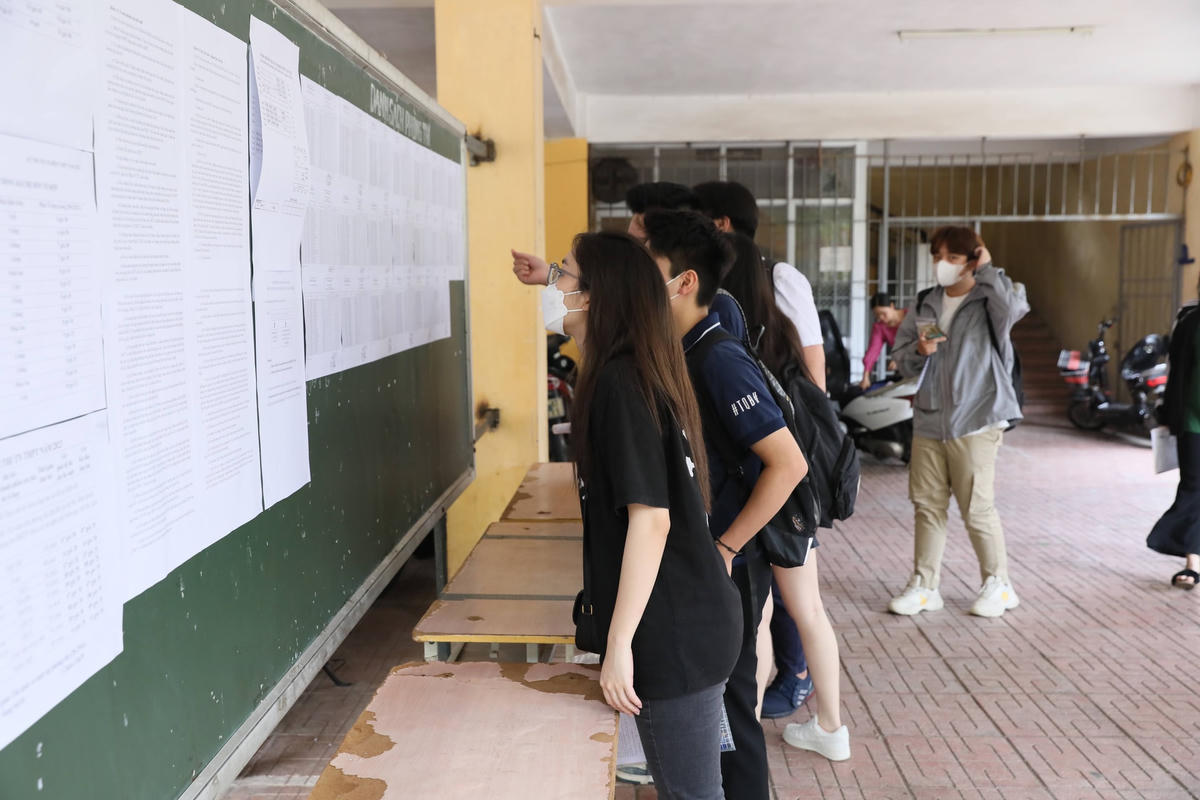 Thí sinh dự thi tốt nghiệp THPT năm 2023. Ảnh: Quang Vinh.