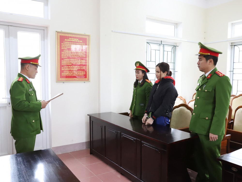 Cơ quan điều tra ra quyết định khởi tố bị can, bắt tạm giam Lại Thị Mận.