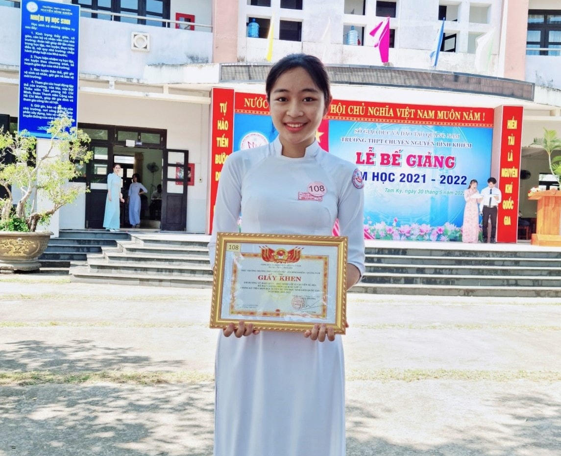 Em Bảo Trân chia sẻ về học môn Lịch sử.