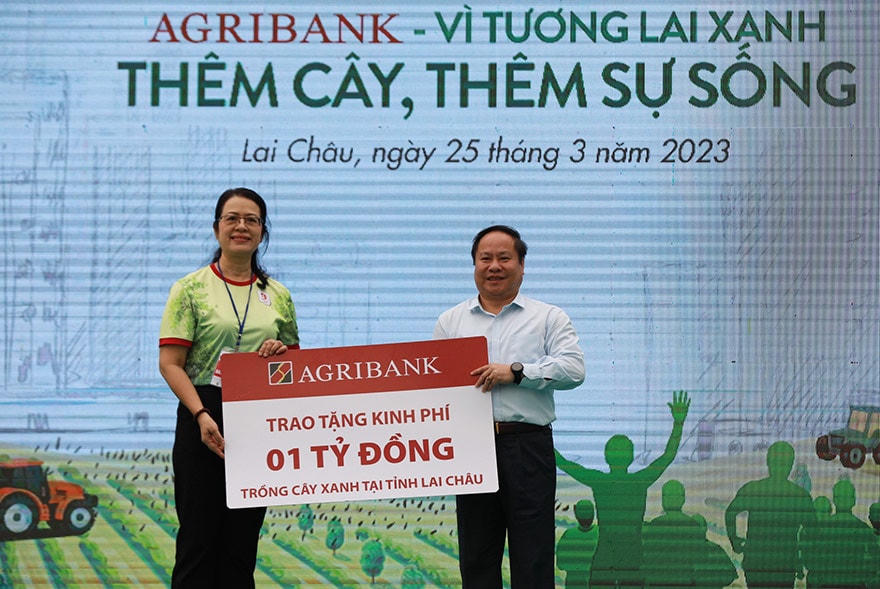 'Vì tương lai xanh': Agribank mang 'Sức sống đại ngàn' về với Lai Châu
