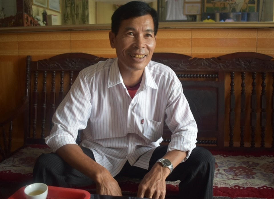 Ông Nhâm Văn Ngoan, cha của cầu thủ Nhâm Mạnh Dũng.