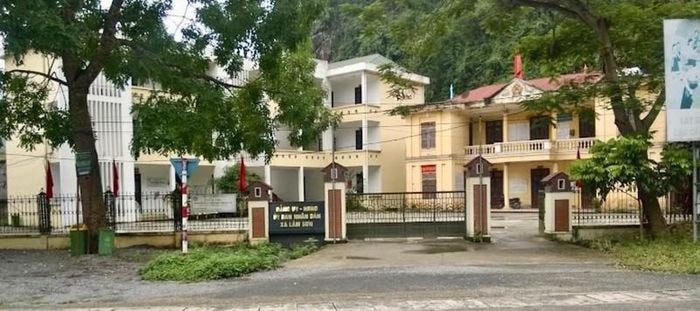 Trụ sở UBND xã Lâm Sơn.