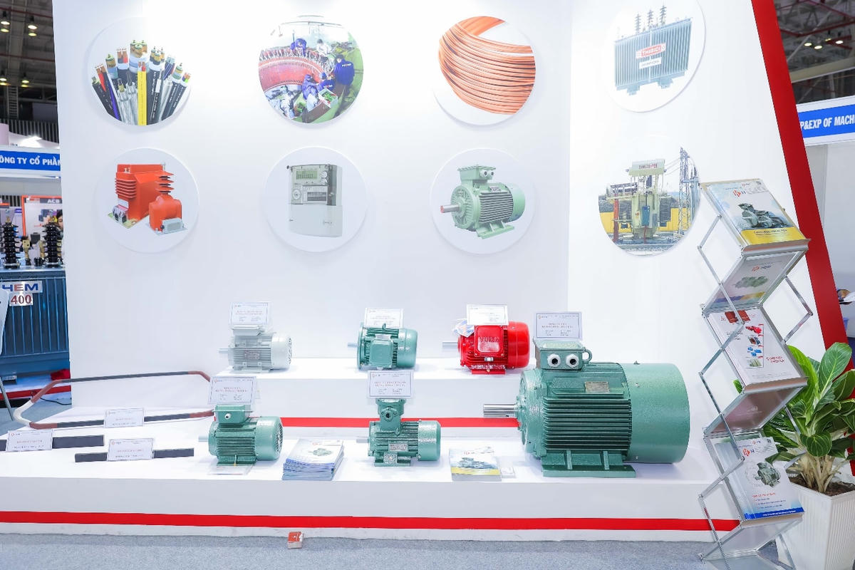 Các sản phẩm động cơ điện của CTCP Chế tạo Điện cơ Hà Nội (HEM).
