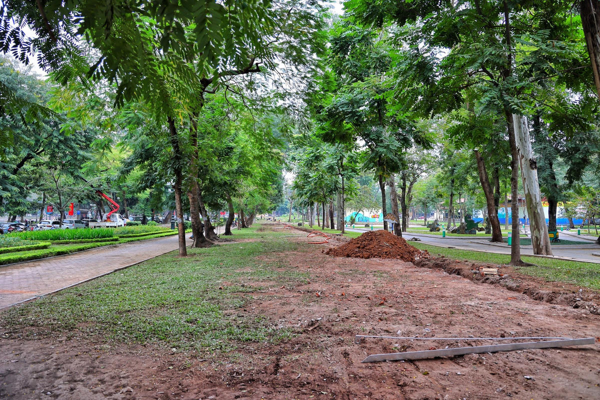 Tổng chiều dài tuyến phố đi bộ dự kiến khoảng 1.600m; tổng diện tích sử dụng dự kiến khoảng 109.300m2.